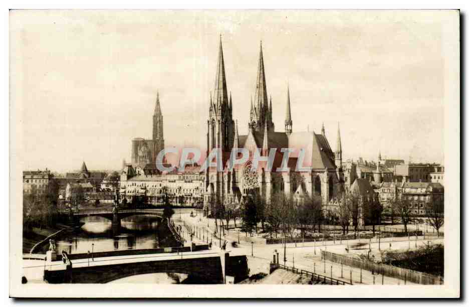 CPA Strasbourg Eglise St Paul