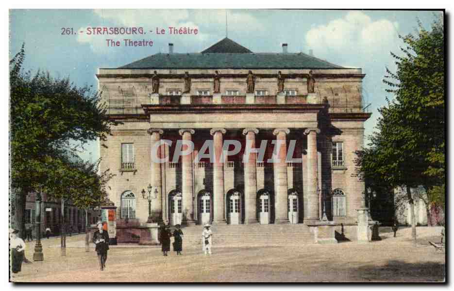 CPA Strasbourg Le theatre