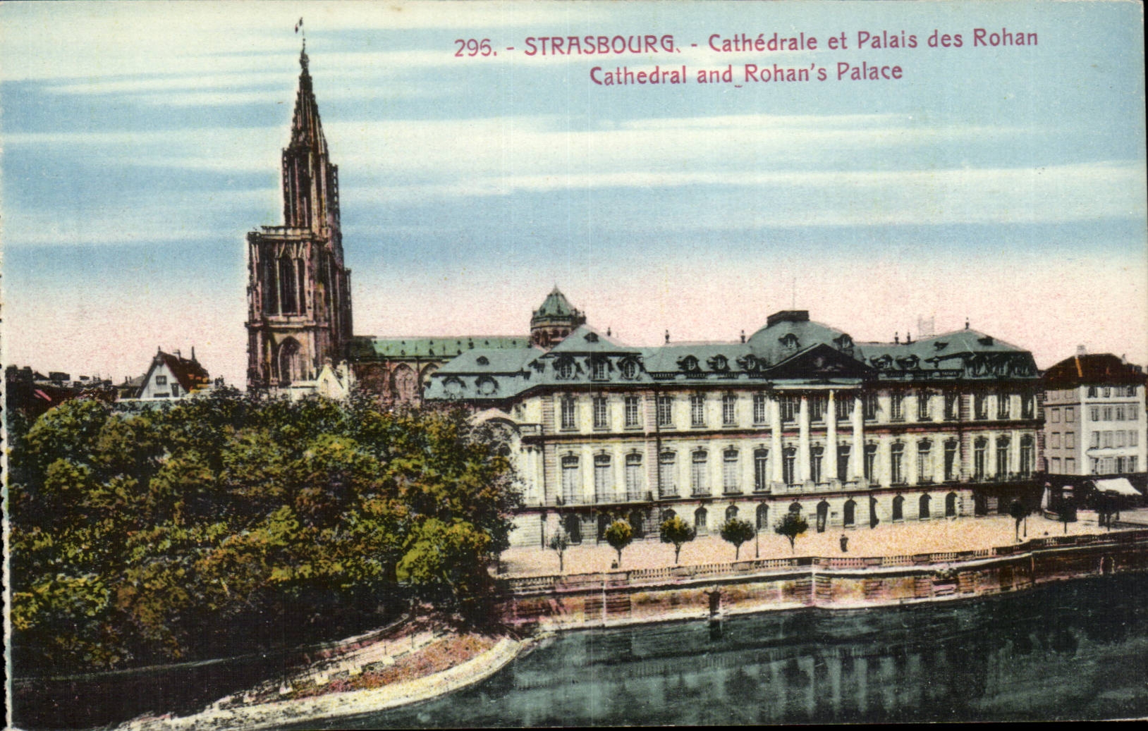 CPA Strasbourg CAthedrale et palais des Rohan