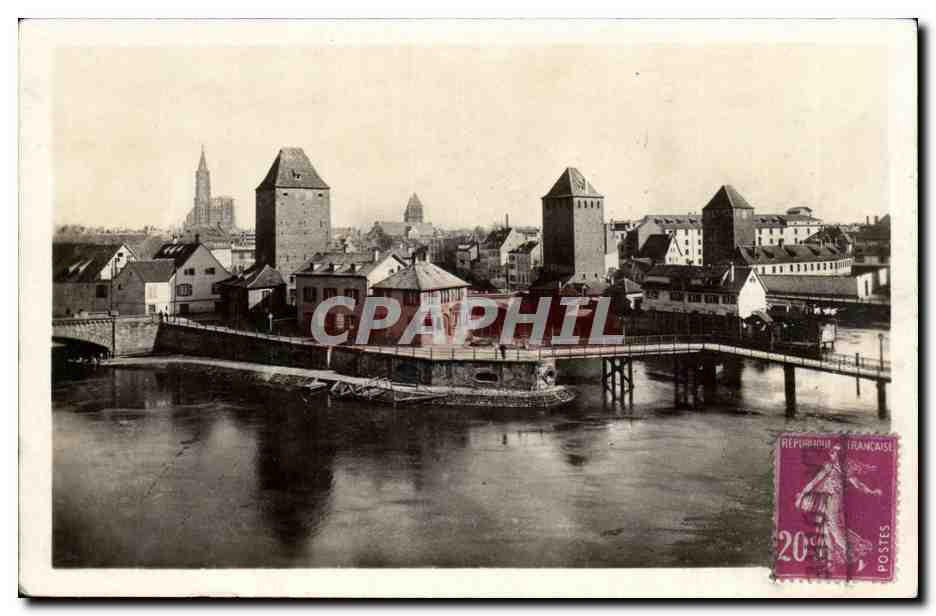 CPA Strasbourg Ponts couverts