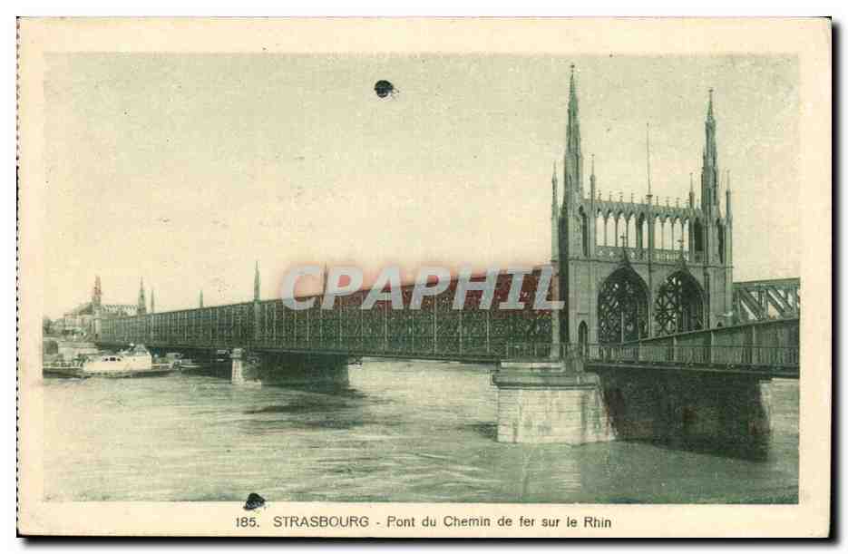 CPA Strasbourg Le pont de Kehl