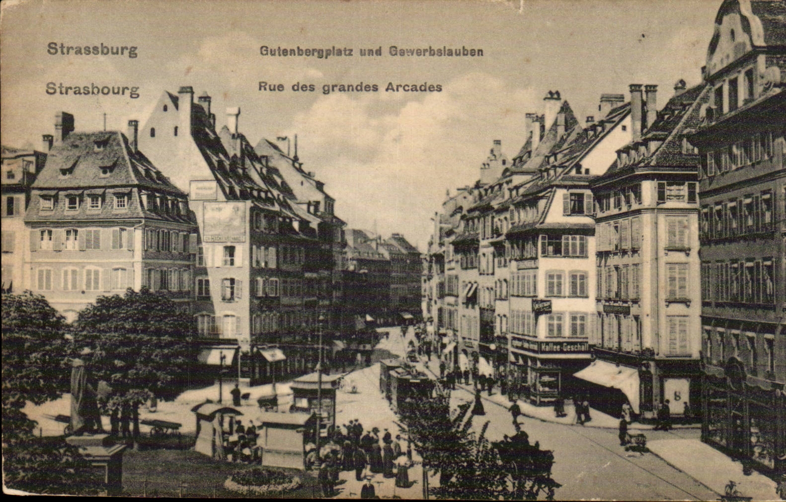 CPA Strasbourg Rue des grandes arcades