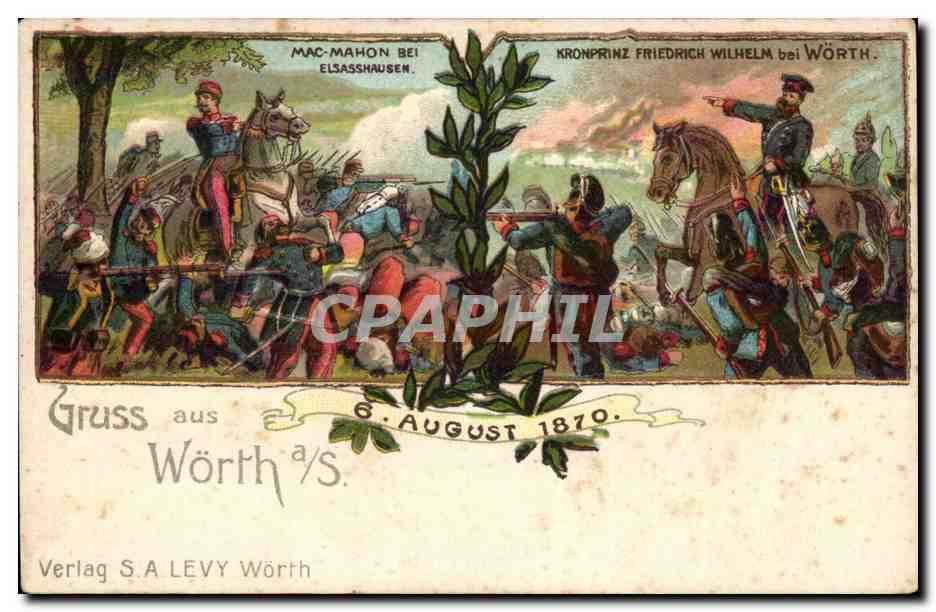 Bataille de Wörth — 6 août 1870 — Verlag S.A. LEVY Wörth