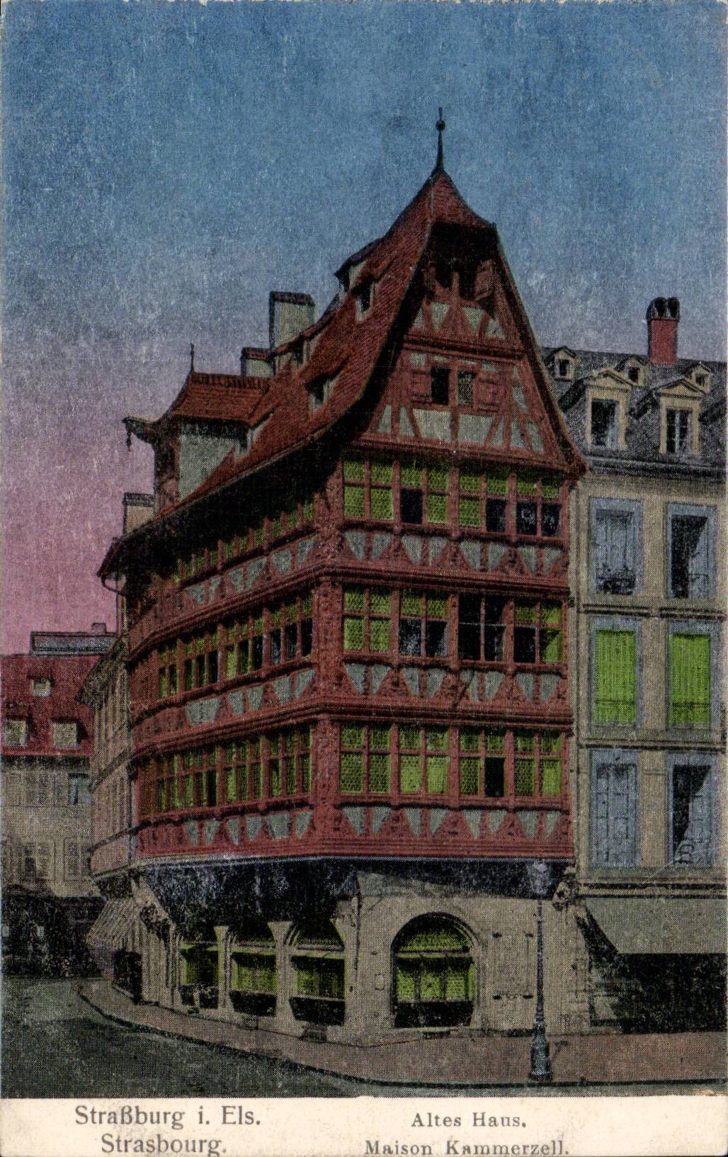 Strasbourg CPA MAison Kammerzell 