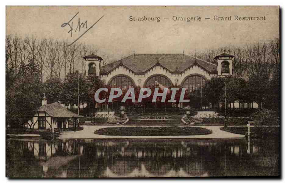 Strasbourg — Orangerie — Grand Restaurant — Maison d'édition Strasbourg