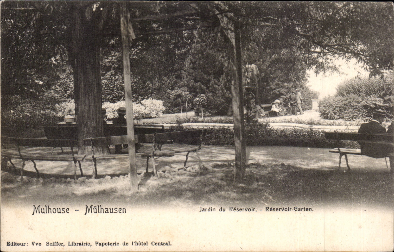 Mulhouse Muhausen CPA Jardin du reservoir