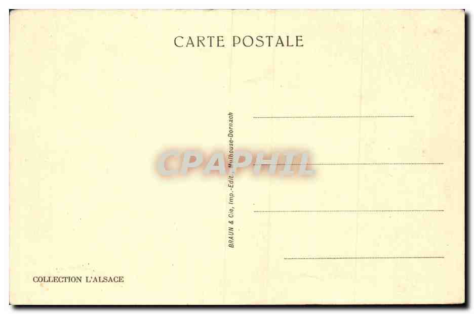 Munster — Place du Marché — Collection L'Alsace, n° 2752 — Reverso