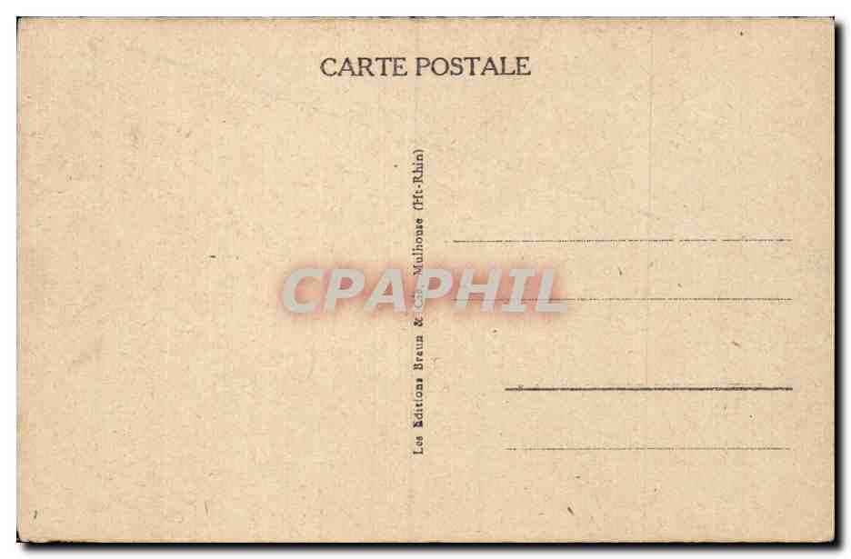 CPA Sechage du tabac en Alsace (metiers) — Rückseite