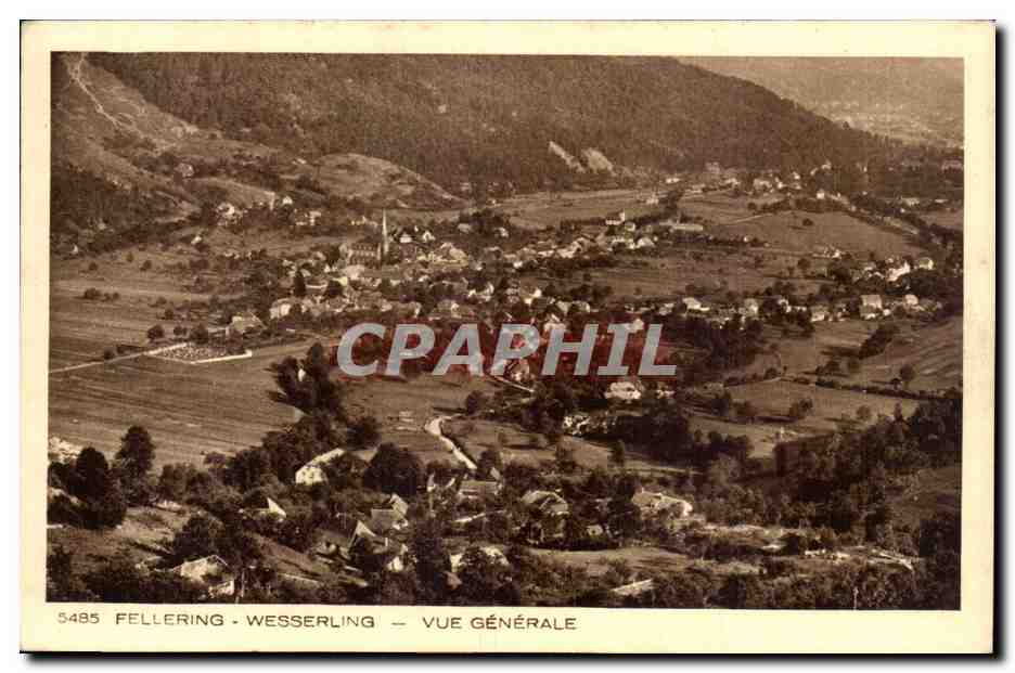 Fellering-Wesserling — Vue générale — Braun & Co, Imp. Domauch