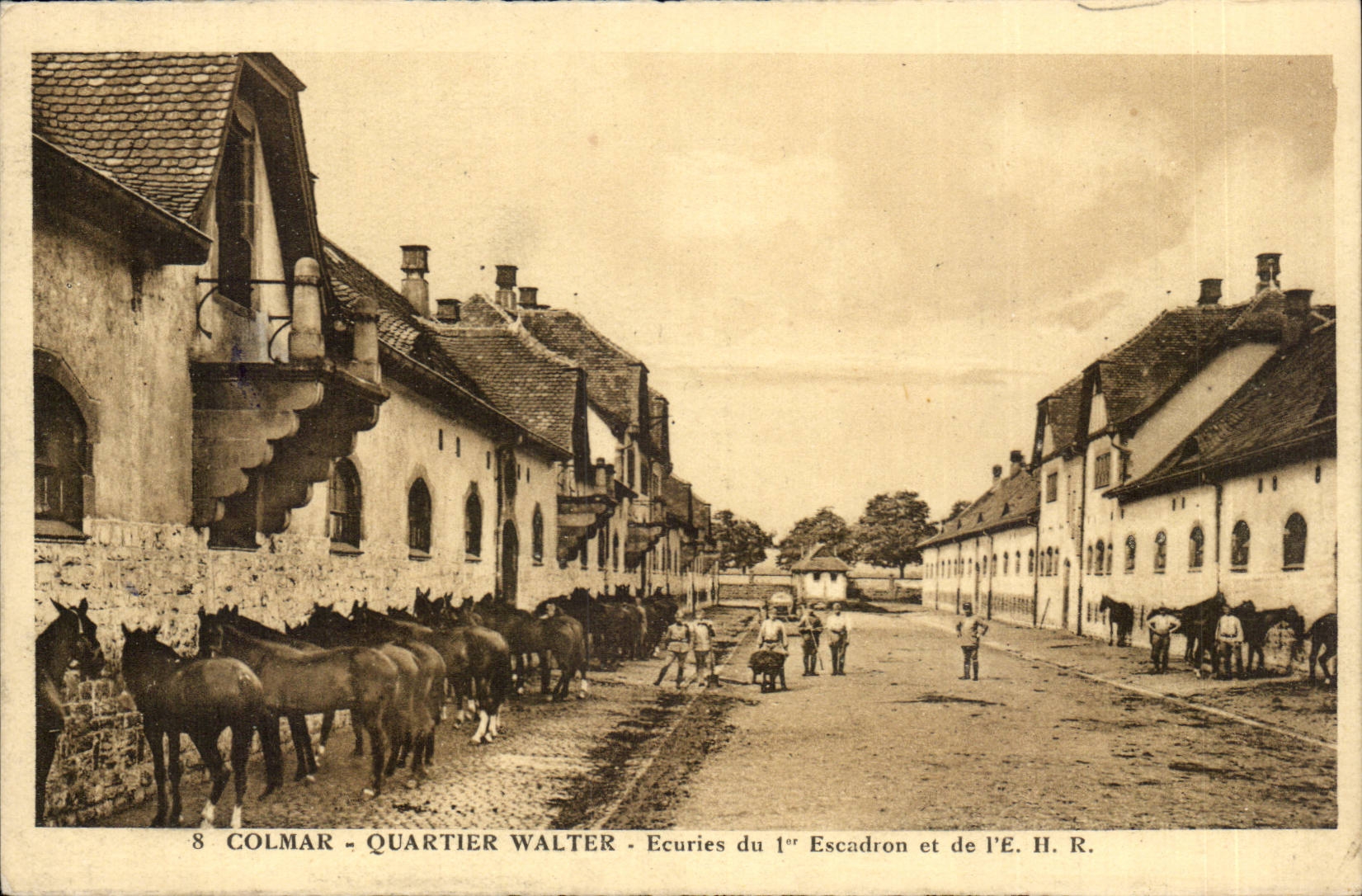 Colmar - Quartier Walter - Écuries du 1er Escadron et de l'E.H.R.