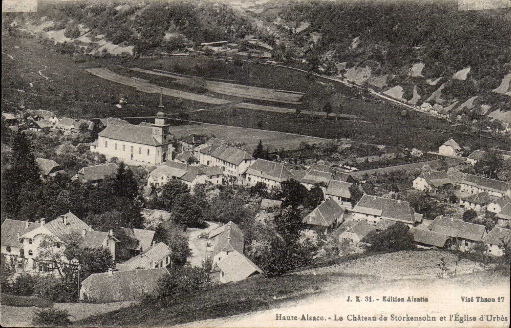 Haute-Alsace - Le Château de Storkensohn et l'Église d'Urbès — J. R. 31 - Édition Aisatia
