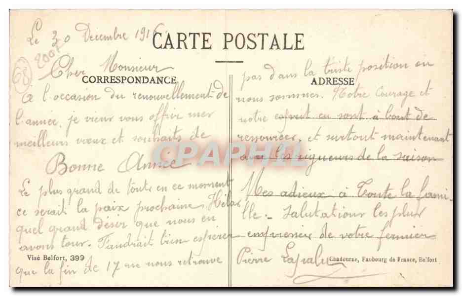 Sentheim - La Gare — Haute-Alsace, éditeur inconnu, n° 744 — Reverso