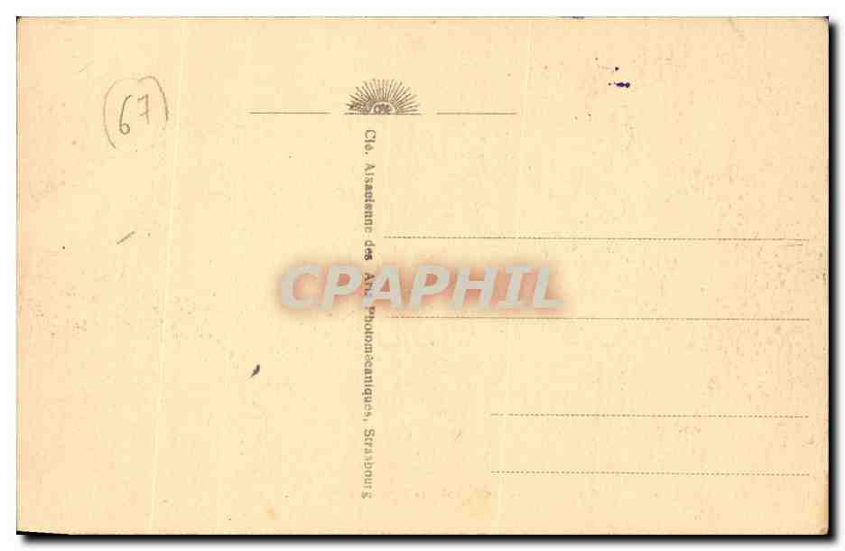 CPA Strasbourg Le pont de Kehl Pont de chemin de fer sur le rhin — Verso
