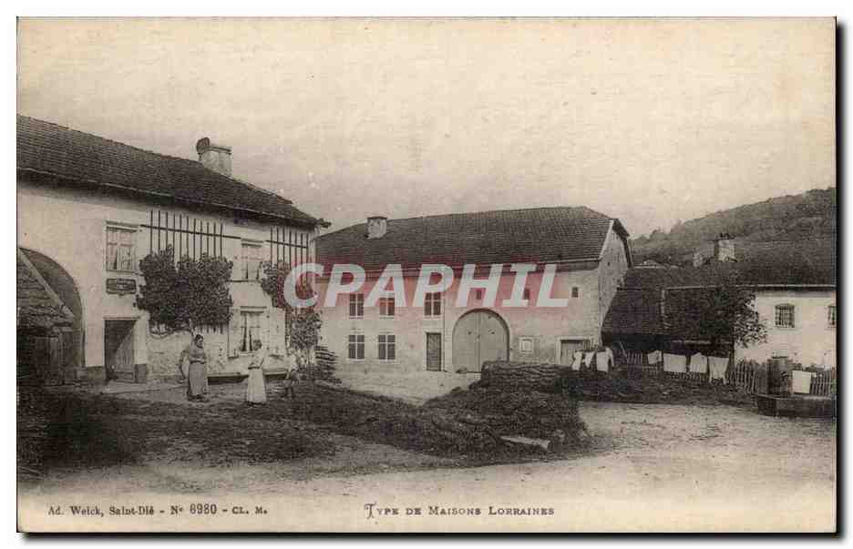 Saint-Dié - Type de maisons lorraines — Ad. Welck, N° 8980 - CL. M.