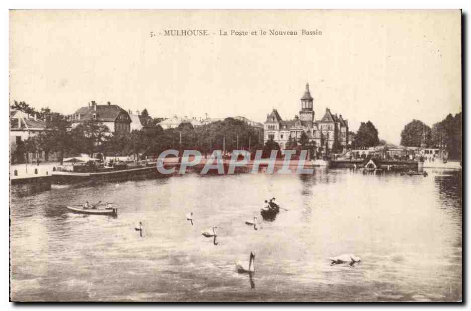 Mulhouse - La Poste et le Nouveau Bassin — CPMHIL