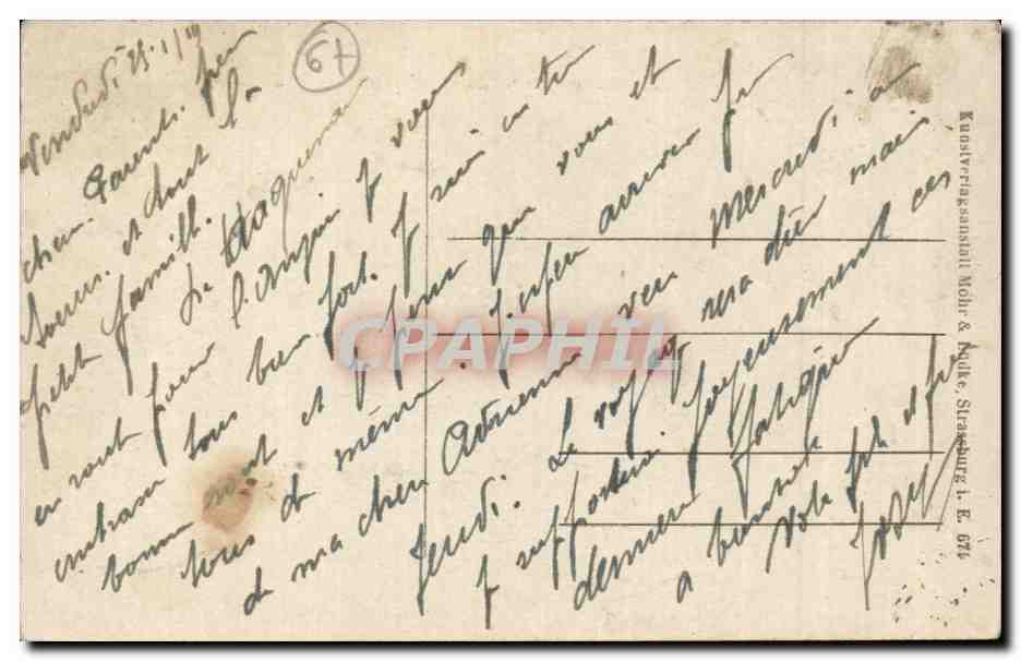 Hagenau i Els. — Partie am unteren Stadtpark — éditeur Mohr & Pötte, Strasbourg — Verso