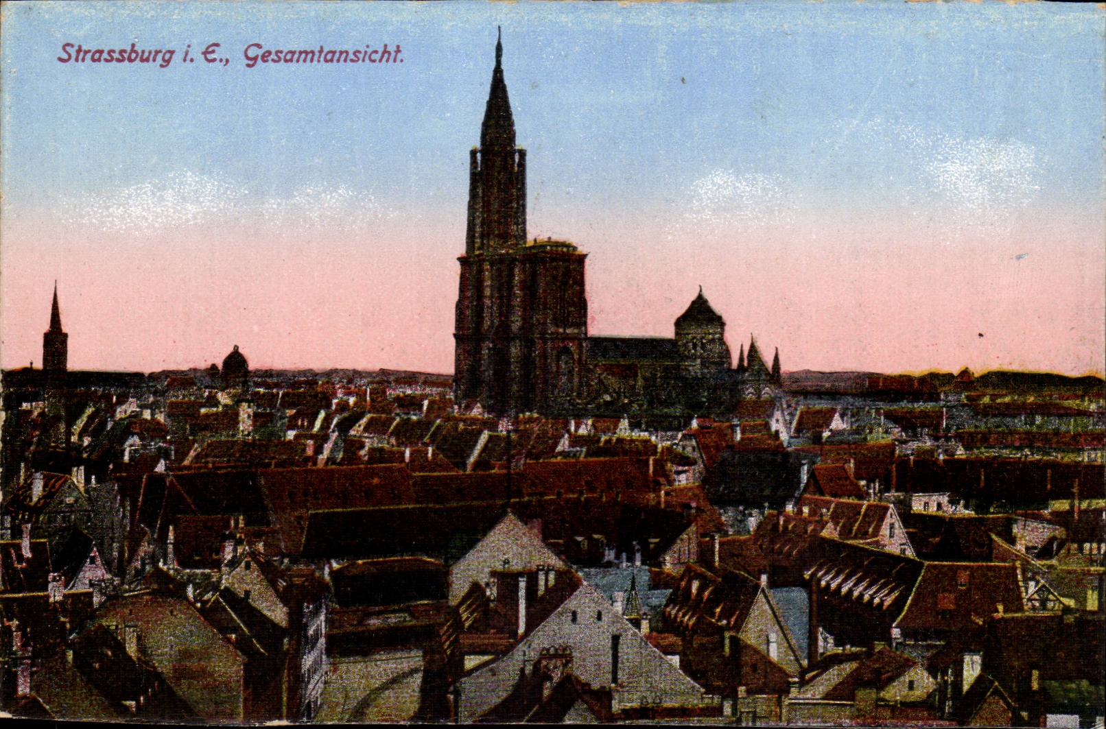 Strasbourg i. E., Gesamtansicht — Felix Luib, Kunstverlag, Strasbourg i. E., n° 2692