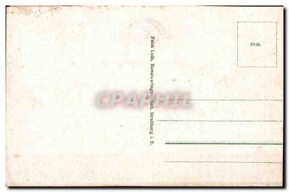 Strasbourg - Strassburg - Storchennest - CPA  — Rückseite