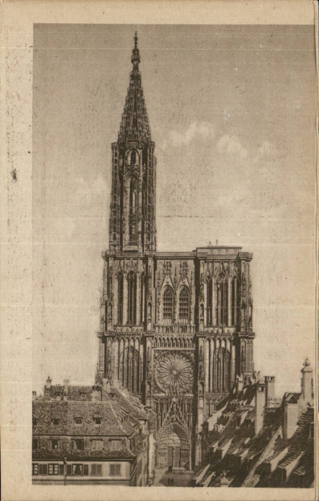 Strasbourg - Strassburg - La Cathedrale - CPA 