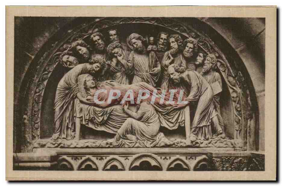 Strasbourg - Strassburg - La Cathedrale - La Mort de la Vierge - Tod Maria - CPA 