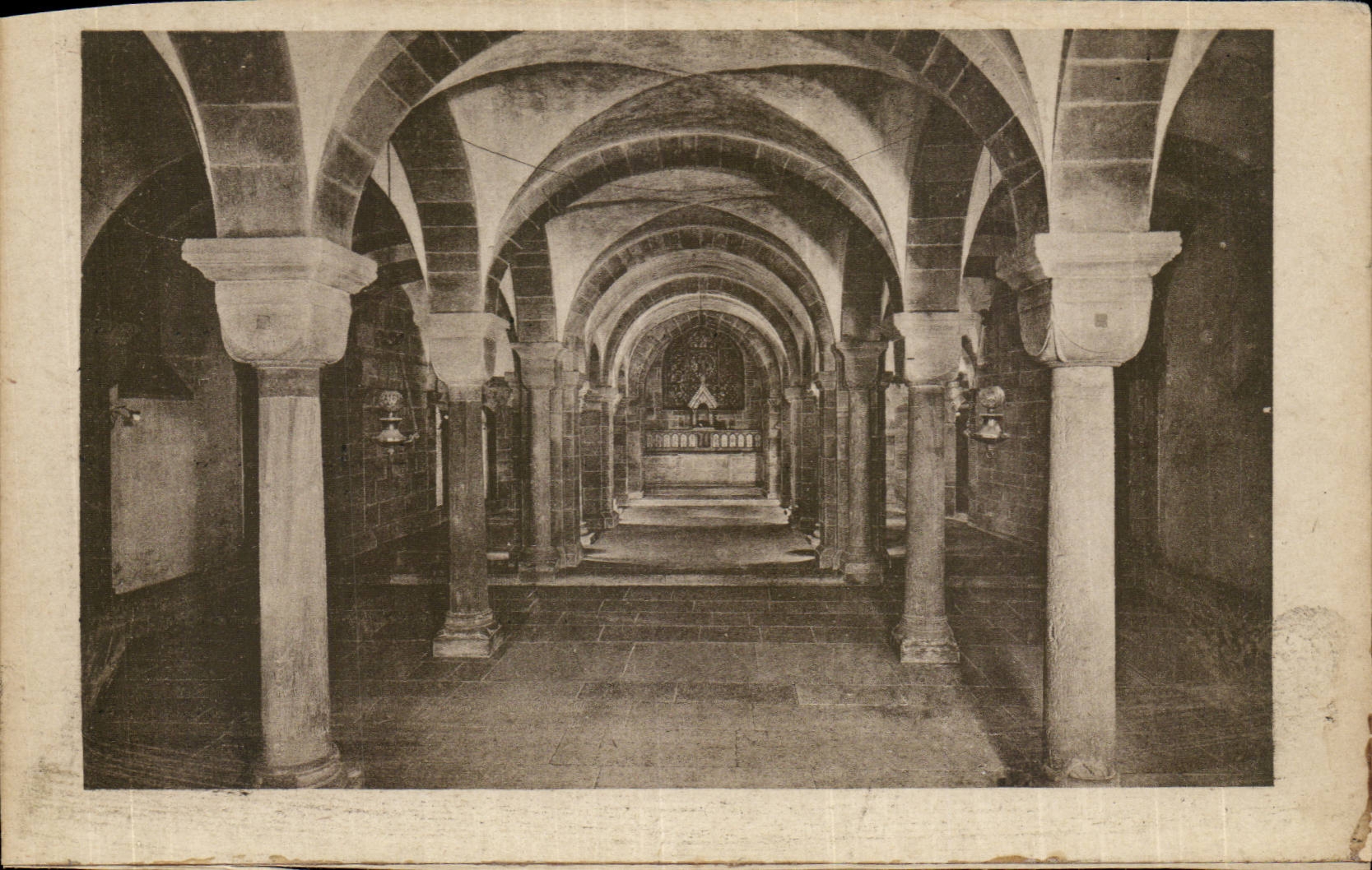 Strasbourg - Strassburg - La Cathedrale - La Crypte - Die Krypta - CPA 