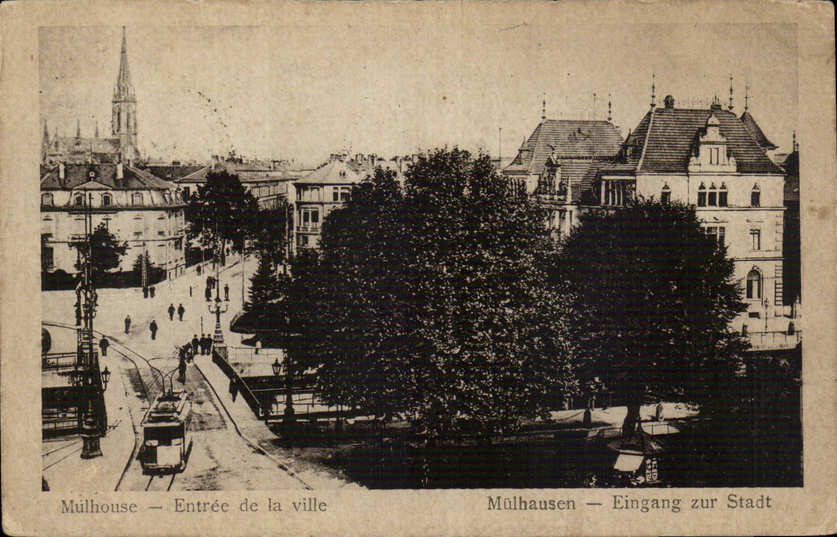 Mulhouse — Eingang zur Stadt — unbekannter Verlag