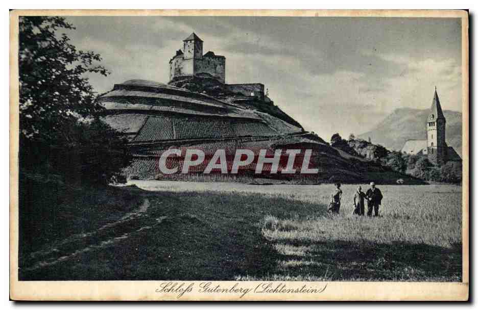 Lichtenstein - Schloss Gutenberg CPA 