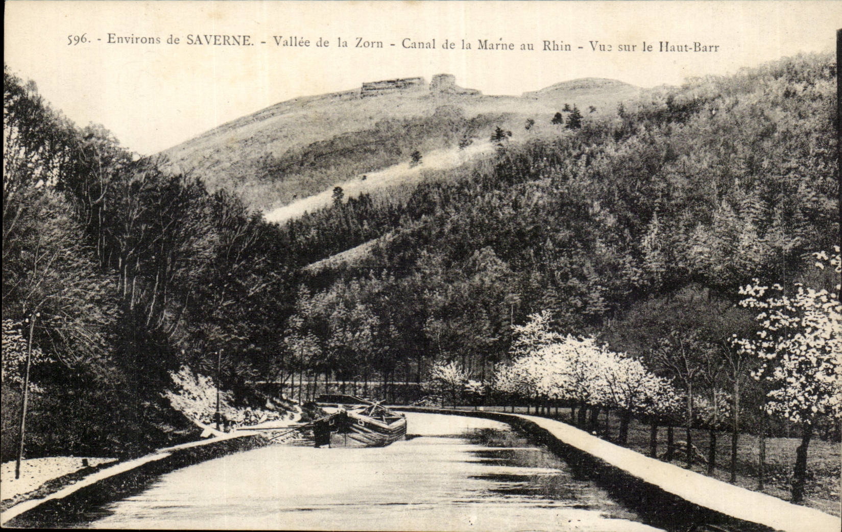 Environs de Severne - Zabern - Vallee de la Zorn - Canal de la Marne au Rhin - Vue sur le Haut Barr CPA 