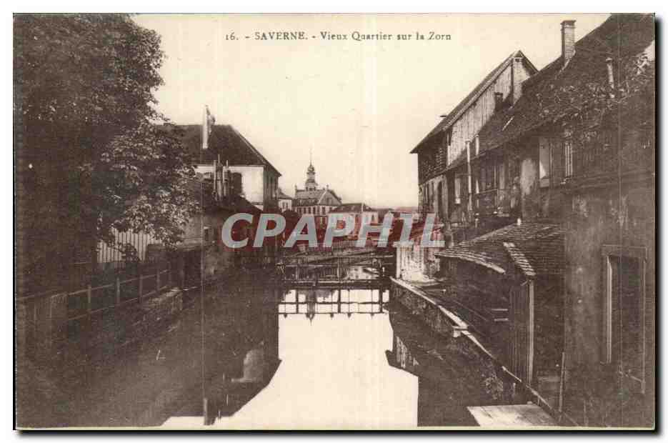 Saverne - Vieux Quartier zur la Zorn CPA 