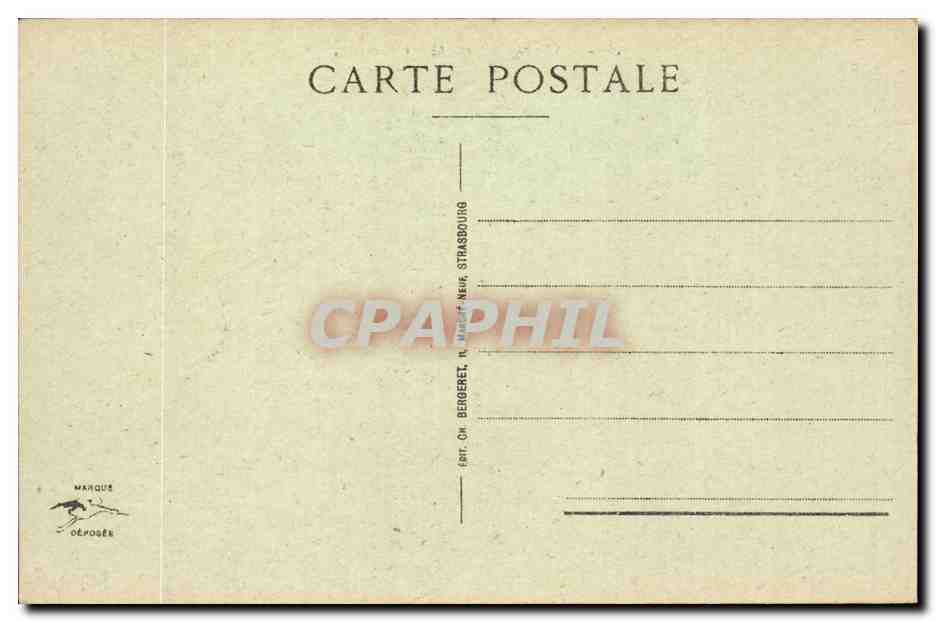 Saverne - Vieux Quartier zur la Zorn CPA  — Rückseite