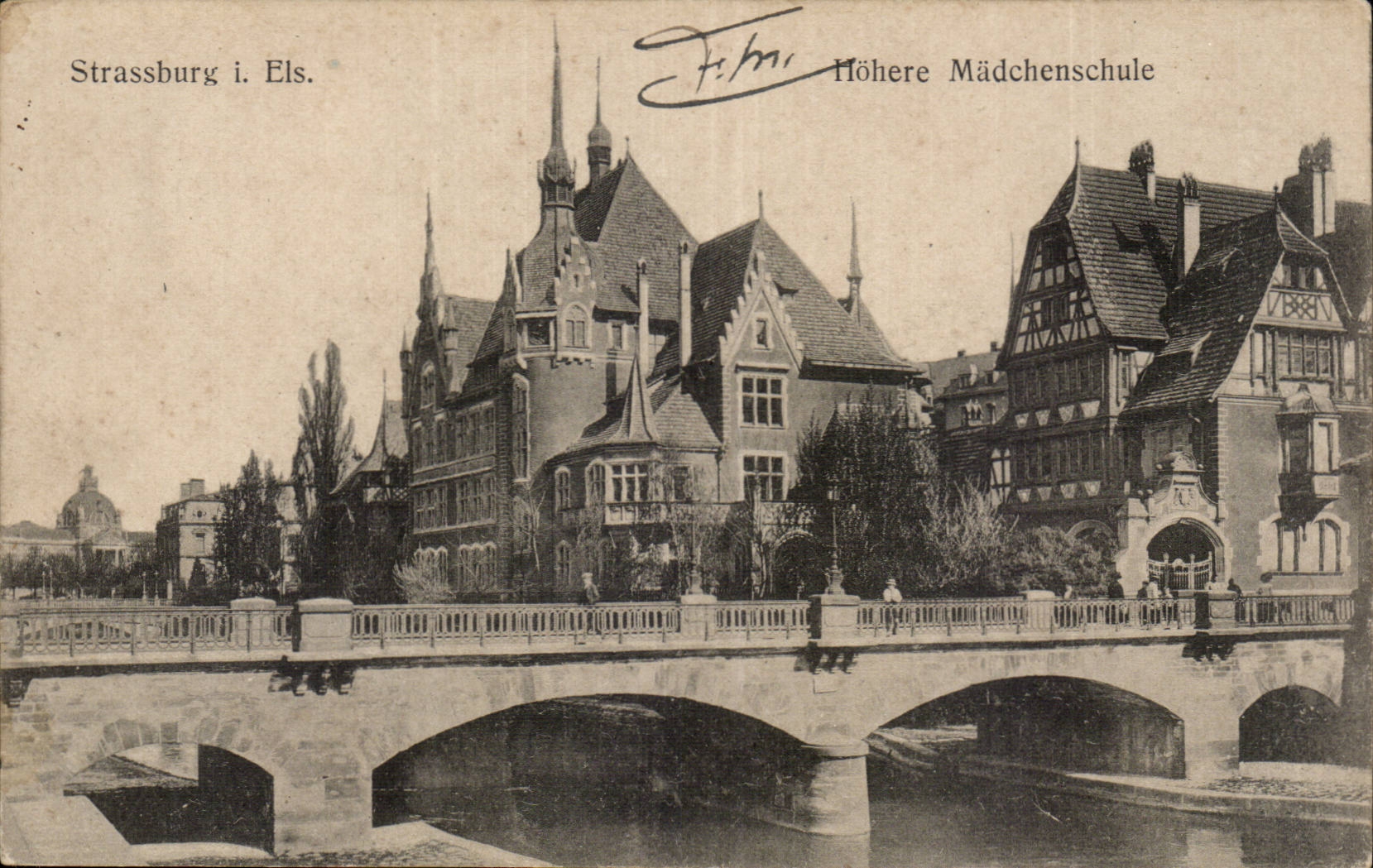 Strassburg i. Els. — Höhere Schule für Mädchen — Verleger nicht sichtbar