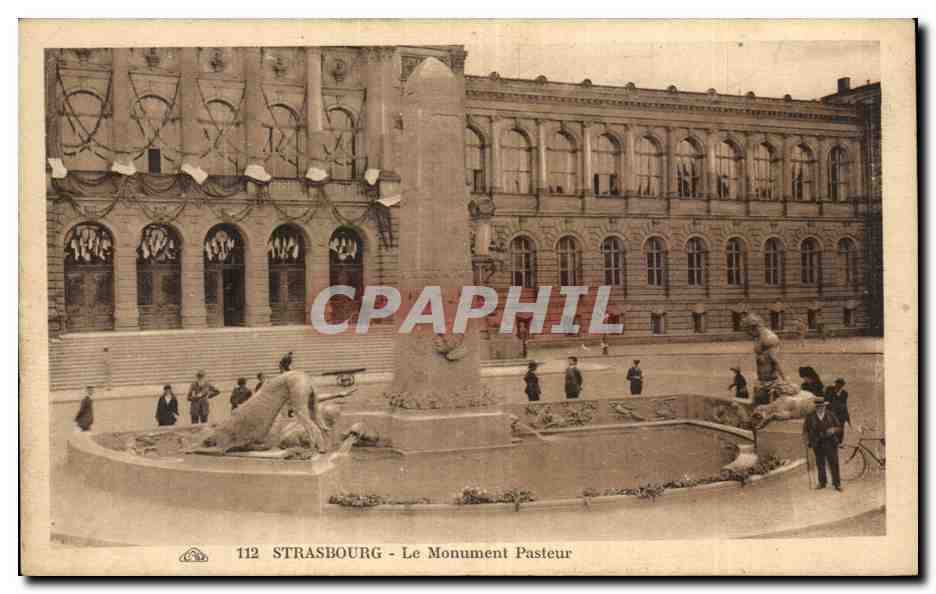 Starsbourg - Strassburg - Le Monument Pasteur - CPA 