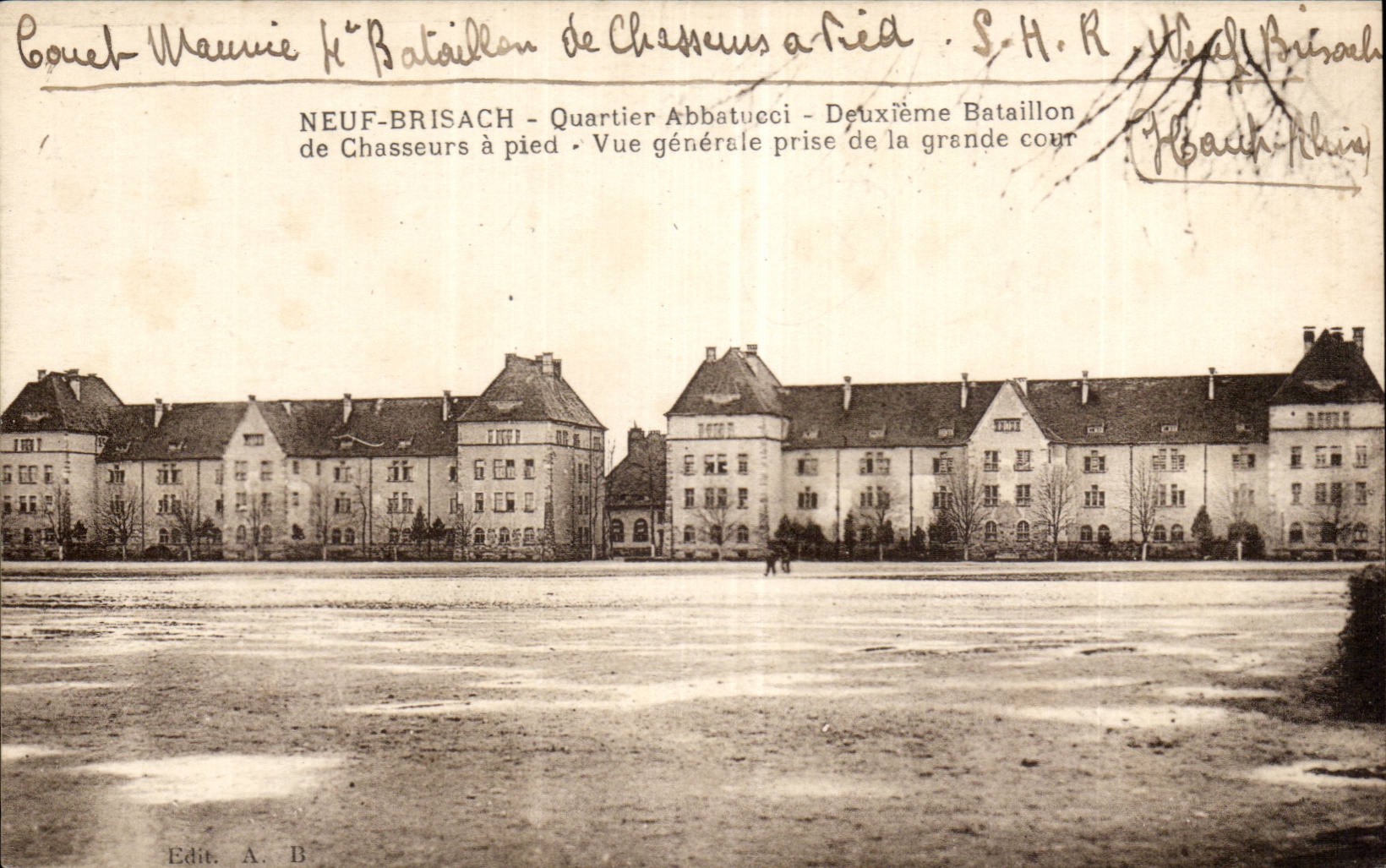 Neuf-Brisach - Quartier Abbatucci - Deuxième Bataillon de Chasseurs à Pied