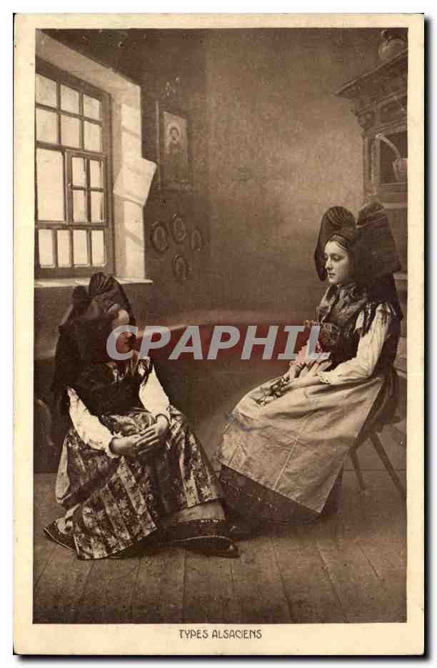 Folklore - Costumes - Types Alsacen CPA 