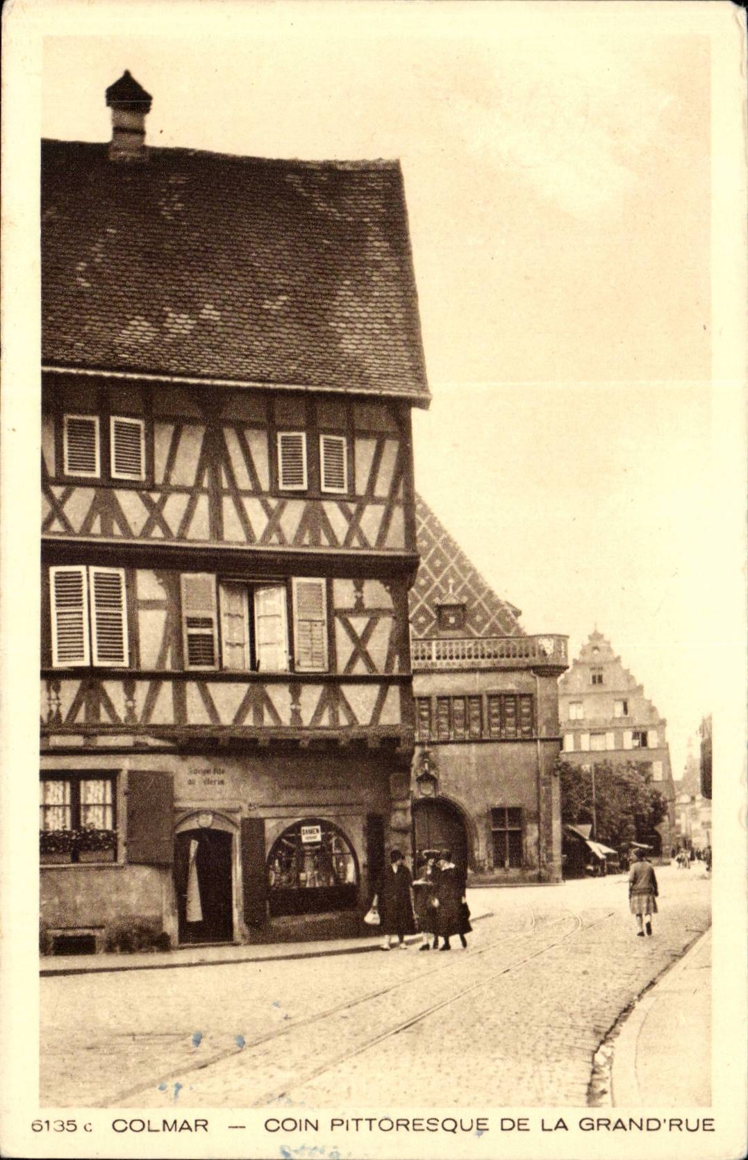 Colmar - Coin Pittoresque de la Grand Rue CPA 