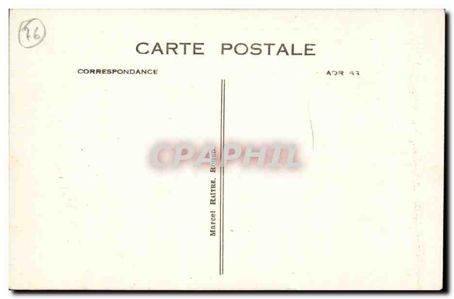 Caumont - Les Grottes - De Rouen au Havre a bord du Felix Faures - CPA  — Rückseite