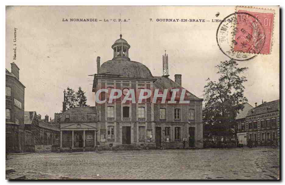 Gournay en Bray - L' Hotel de Ville CPA 