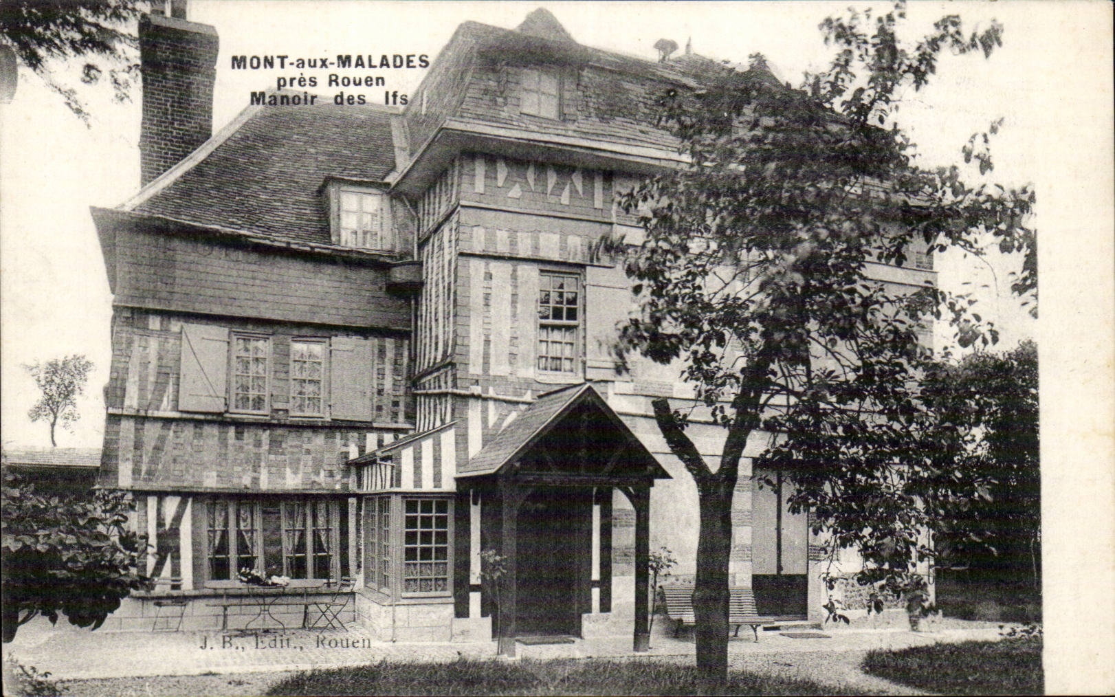 Mont aux Malades - pres Rouen - Manoir des Ifs CPA 