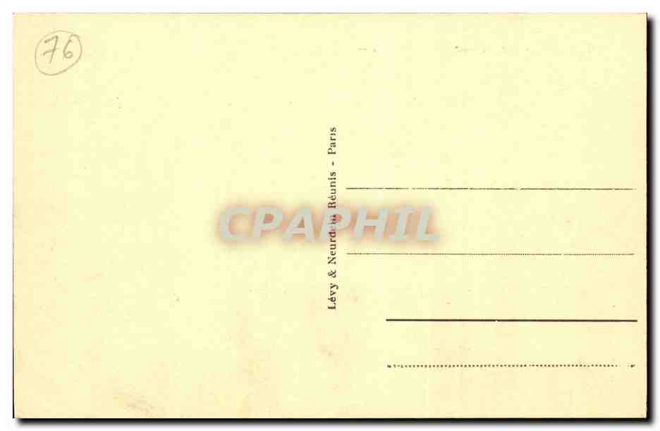 Dieppe - Les Rochers et les Falaises - CPA  — Verso