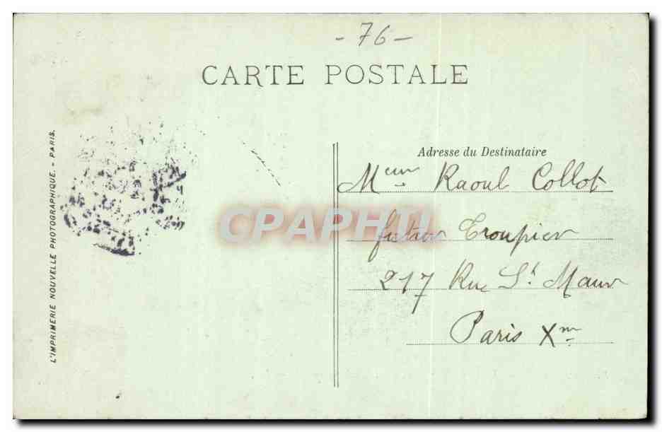 Dieppe — La Gare Maritime — L'Embarquement — LL — Verso