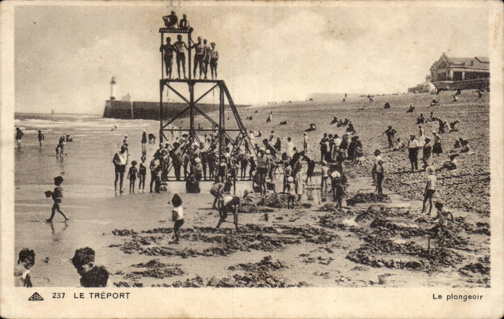 Le Treport - Le Plongeoir - CPA 