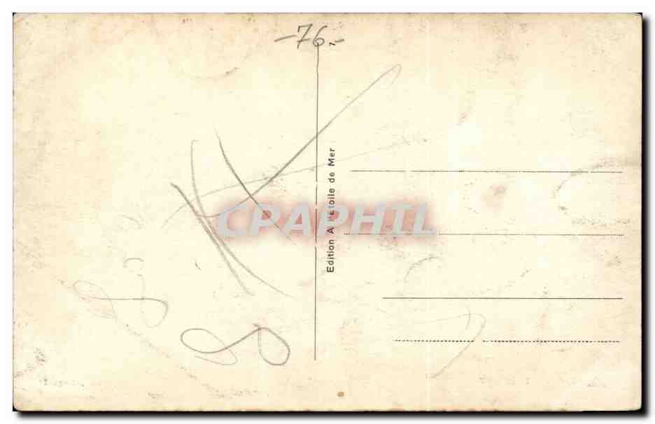 Le Treport - Le Plongeoir - CPA  — Rückseite