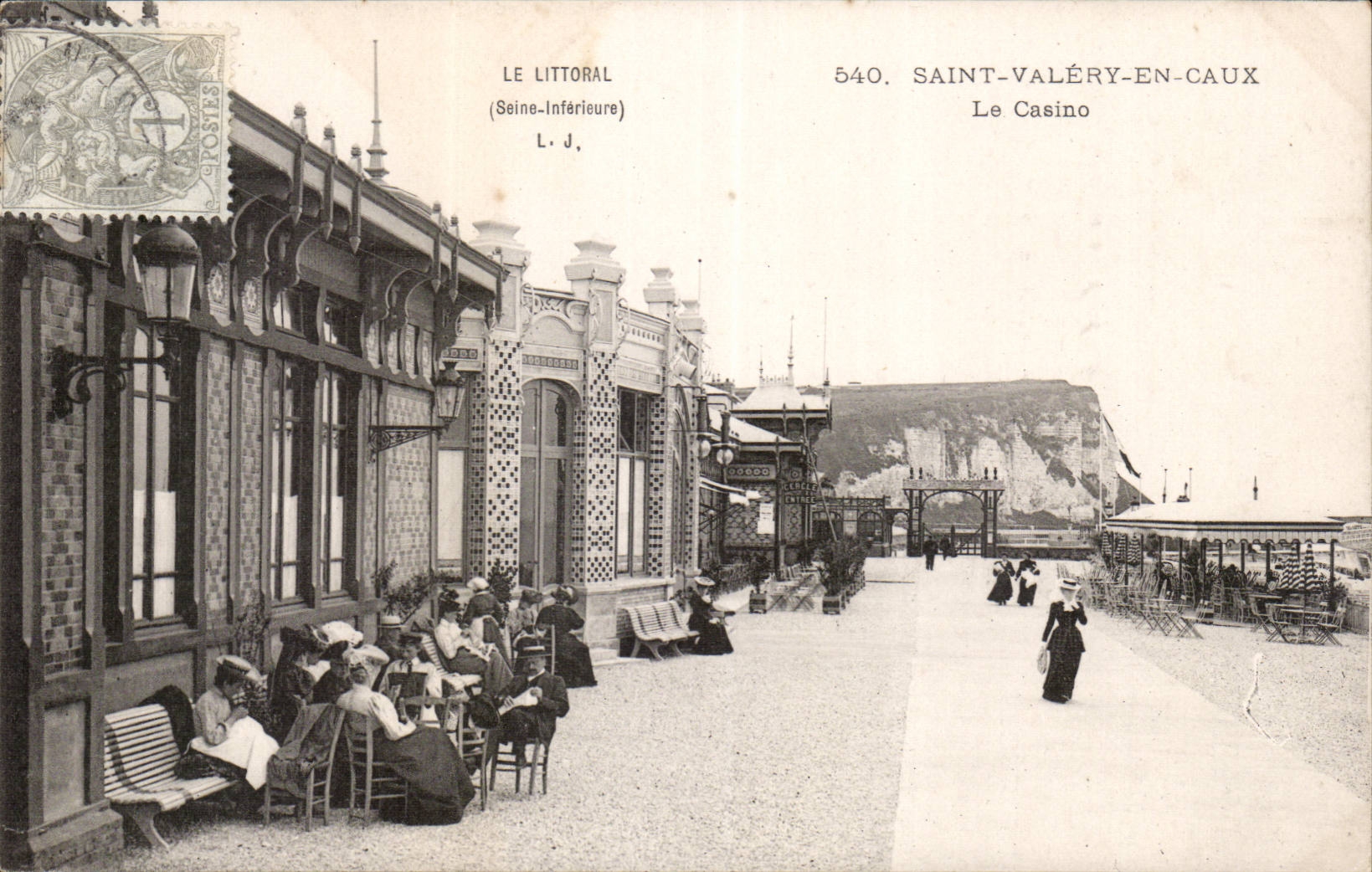 Saint Valery en Caux - Le Casino - CPA 