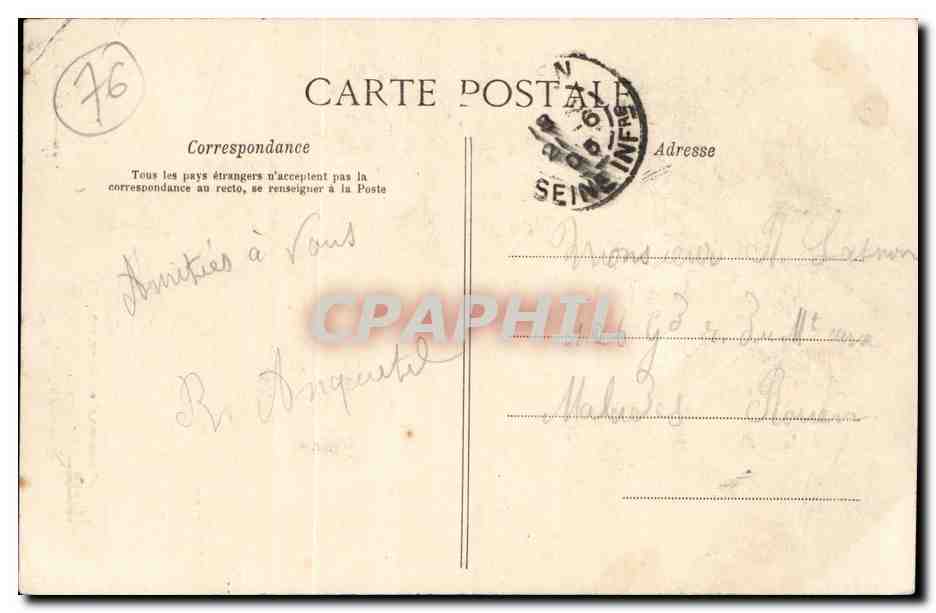 Fecamp - Chapelle de Notre Dame du Salut - Un jour de Pelerinage - CPA  — Rückseite