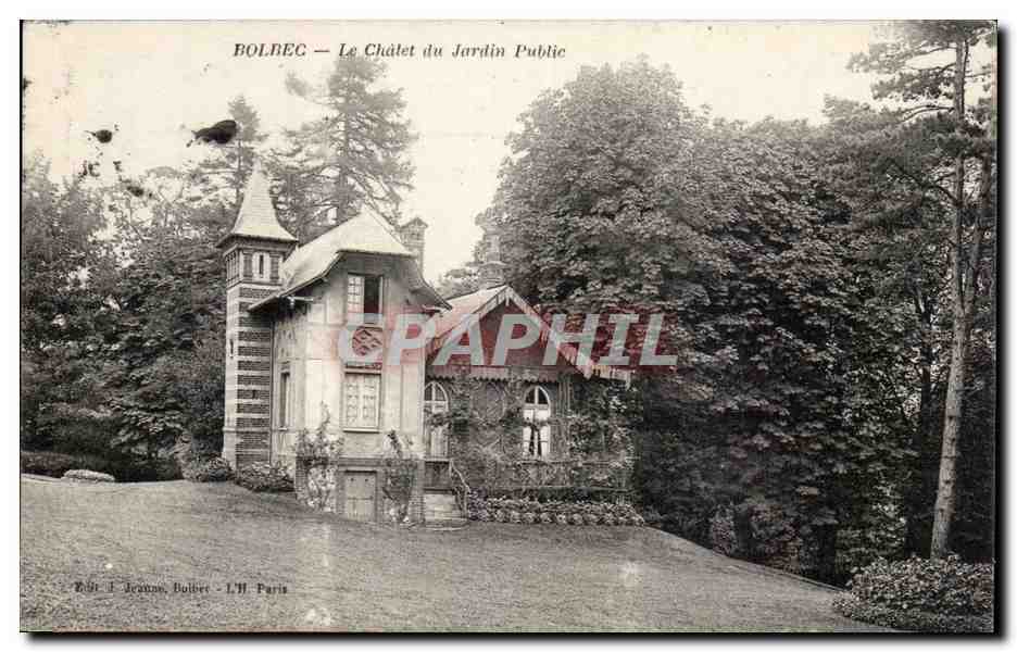 Bolbec - Le Chalet du Jardin Public - CPA 