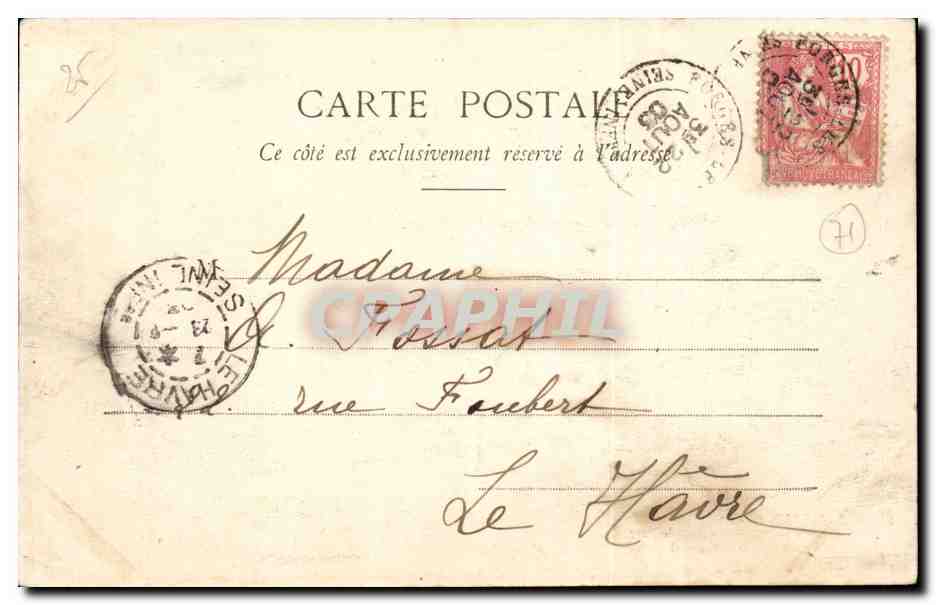 Forges les Eaux - Pont Rustique sur l'Andelle dans le Parc - CPA  — Rückseite