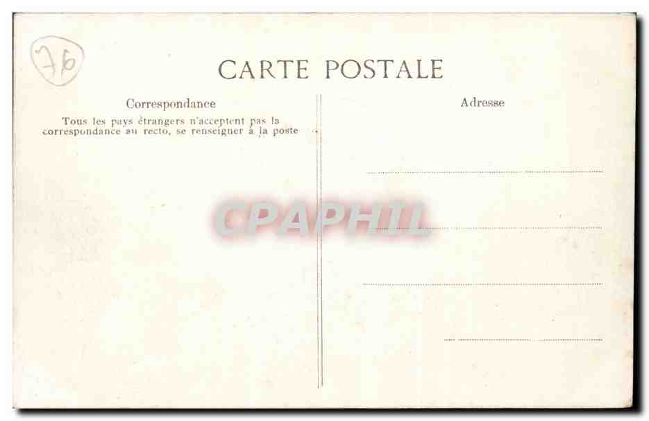 Saint Valery en Caux - Vue Generale et les Falaises d'amont - CPA  — Rückseite