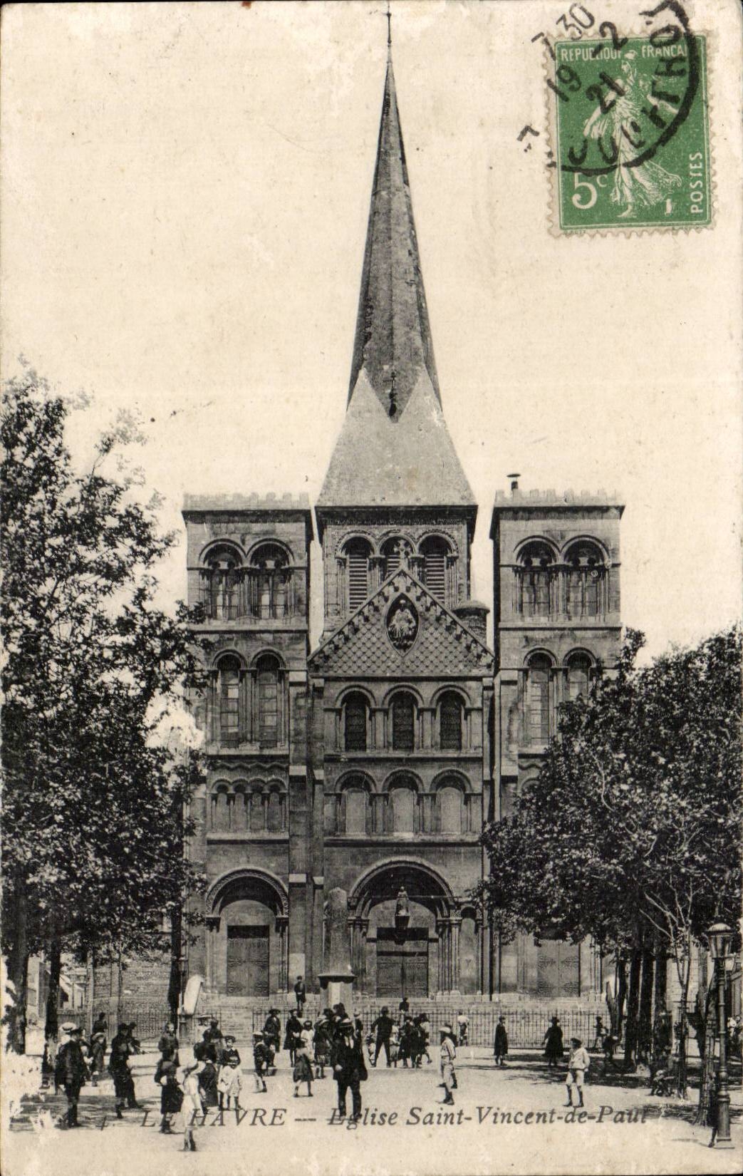 Le Havre - Eglise Saint Vincent de Paul - CPA 