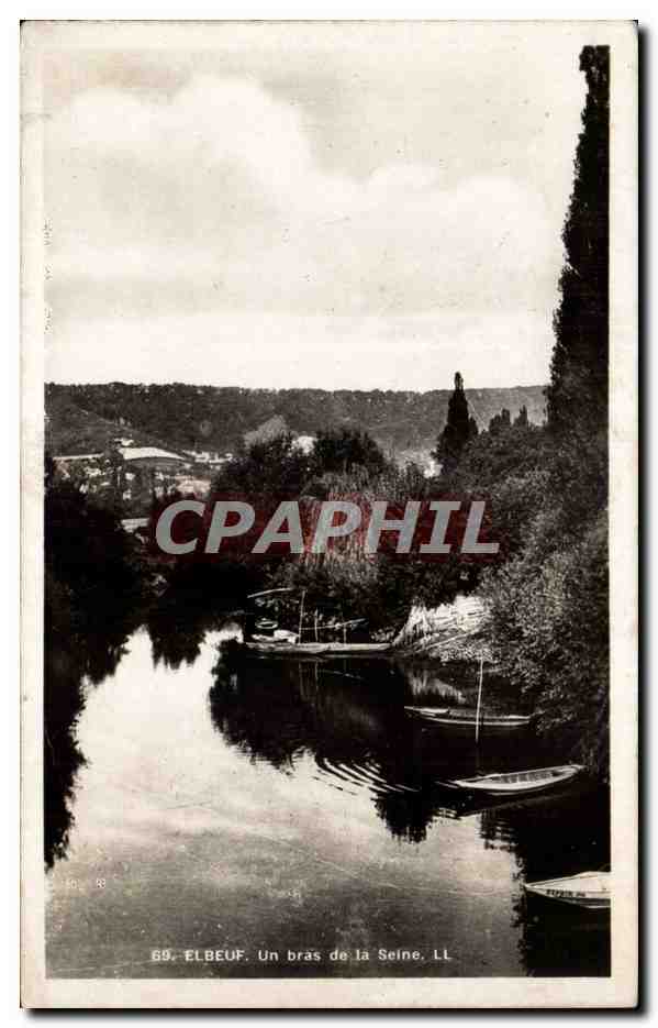 Elbeuf - Un bras de la Seine- CPA 