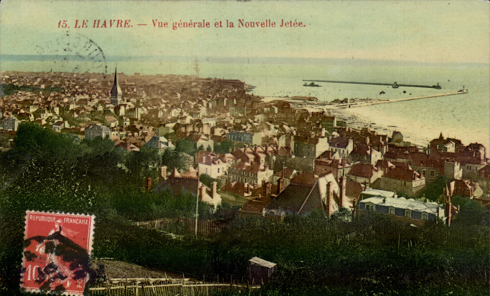 Le Havre - Vue Generale et la Nouvelle Jetee - CPA 